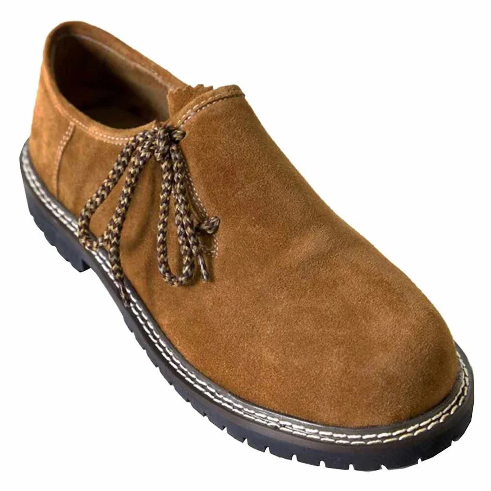 Men’s Suede Shoes Casual Dress Loafers Classic Soft Leather Comfortable Footwear
